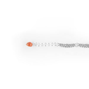 Bracciale a Fede Sarda a una fila con foglie traforate con particolare della chiusura