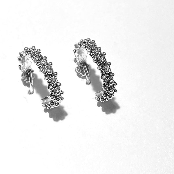 Orecchini donna argento rodiato filigrana sarda nido d'ape pendente Orecchini donna argento rodiato filigrana sarda nido d'ape pendente